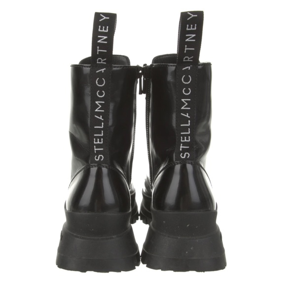Stella McCartney Trace Lug-Sole Combat Boots - Picture 4 of 5